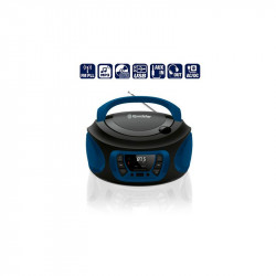 RADIO CD MP3 USB AZUL ROADSTAR
