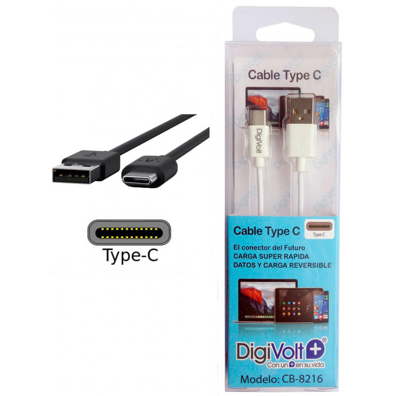 CABLE TYPE C A USB  DIGIVOLT