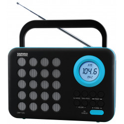 RADIO DIGITAL FM  USB SD DESPERTADOR DRP120